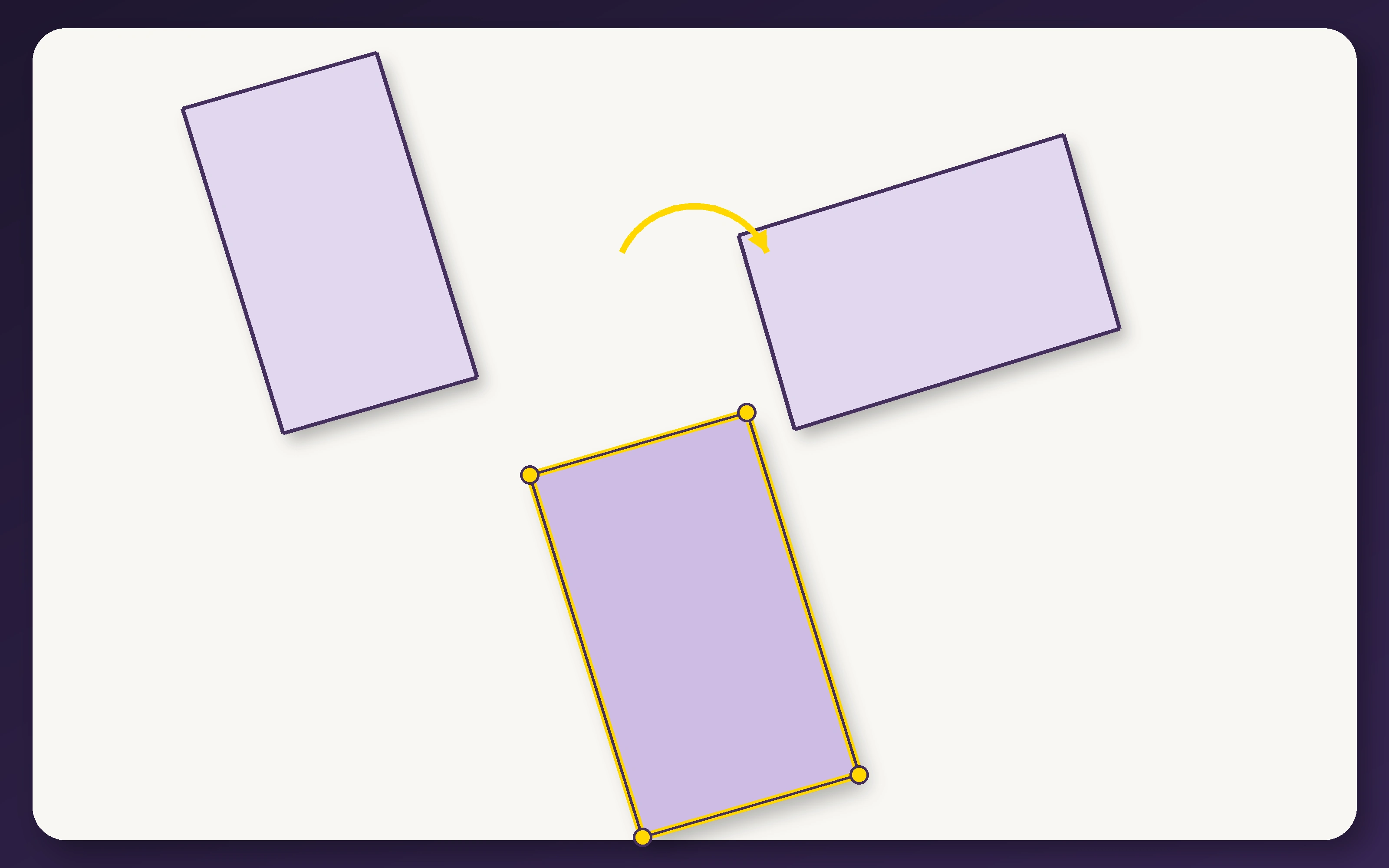 Proof of the Shepard Tables illusion showing the isolated tabletops and an exact overlay after one is rotated